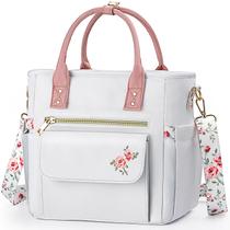 Lancheira GLORIEROO Deluxe Isolada Floral 28x17x25cm