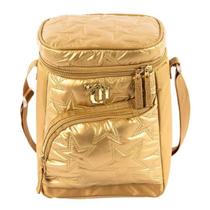 Lancheira Grande Escolar Capricho Estrela - Dourado Lancheira Grande Escolar Capricho Estrela - Dourado