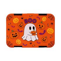 Lancheira Hermética De 1100ml Com Estampa De Desenho Animado De Halloween, À Prova De Vazamentos E Lancheira Hermética De 1100ml Com Estampa De Desenho Animado De Halloween, À Prova De Vazamentos E