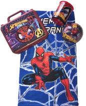 Lancheira Homem Aranha com Acessórios