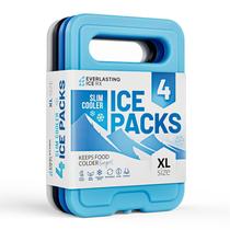 Lancheira Ice Pack Everlasting Ice RX com alça, pacote com 4 unidades, azul Lancheira Ice Pack Everlasting Ice RX com alça, pacote com 4 unidades, azul