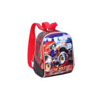 Lancheira Infantil Burning Rider Vermelho GoSuper - LBUR0801401 - Go Super