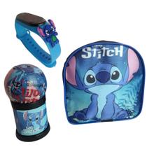 Lancheira Infantil Com Caneca Personalizada e Bola Coisas do stitch Novo Lancheira Infantil Com Caneca Personalizada e Bola Coisas do stitch Novo
