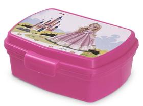Lancheira Infantil Com Divisória Plastico Menina Com Trava - Lala Brink