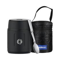 Lancheira Infantil De 500ml Fjbottle Em Aço Inoxidável 316 Com Isolamento a Vácuo E Colher
