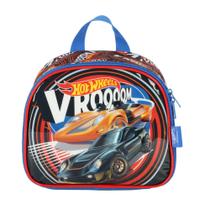 Lancheira Infantil Escola Hotwheels Poliester Alça ajustavel Lancheira Infantil Escola Hotwheels Poliester Alça ajustavel