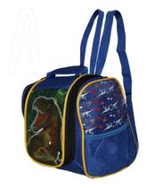 Lancheira Infantil Escolar Dinossauro Grande Original Promo