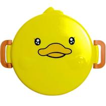 Lancheira Infantil Fofa Patinho C/ 3 Divisórias Marmita Pote