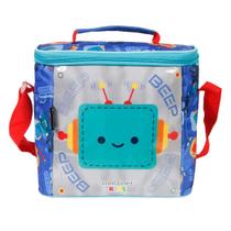 Lancheira Infantil Masculina Container Kids Soft Azul 13047