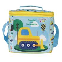 Lancheira Infantil Menino Soft Construction Ceate and Innovate Container Kids