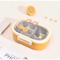 Lancheira Infantil Para Comida Escola Bebê Passeio Marmita Termica De Aço Inoxidável Portátil Lancheira Infantil Para Comida Escola Bebê Passeio Marmita Termica De Aço Inoxidável Portátil