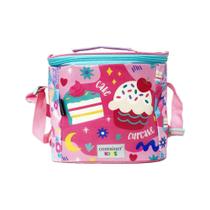 Lancheira Infantil Soft Container Kids Doces Rosa Dermiwil