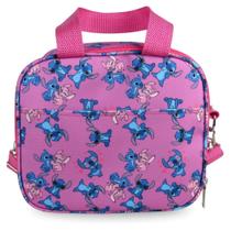 Lancheira Infantil Stitch Rosa Térmica Para Escola E Passeios Lancheira Infantil Stitch Rosa Térmica Para Escola E Passeios