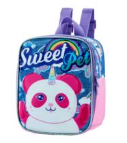 Lancheira Infantil Sweet Pet Panda Fuseco -CBFQ-7019