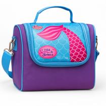 Lancheira Infantil Térmica Bolsa Escolar Juvenil Transversal Grande Menina Feminino Reforçada Escola Sereia Cristal Lancheira Infantil Térmica Bolsa Escolar Juvenil Transversal Grande Menina Feminino Reforçada Escola Sereia Cristal