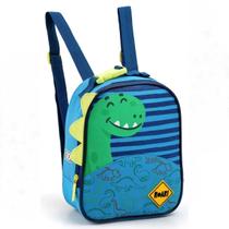 Lancheira Infantil Térmica Escolar Creche Pré-escola Passeio Dinossauro Menino Azul Verde Lancheira Infantil Térmica Escolar Creche Pré-escola Passeio Dinossauro Menino Azul Verde