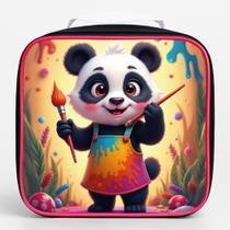 Lancheira Infantil Térmica para Escola Panda Grande