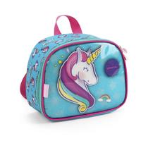 Lancheira Infantil Unicornio Azul Lancheira Infantil Unicornio Azul