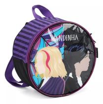 Lancheira Infantil Wandinha Escolar Roxa - Luxcel Lancheira Infantil Wandinha Escolar Roxa - Luxcel