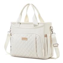 Lancheira isolada AIJIEKE Large Leak Proof Cooler Bege