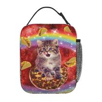 Lancheira isolada Gianlaima Pizza Cat Red Galaxy Taco Lancheira isolada Gianlaima Pizza Cat Red Galaxy Taco