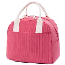 Lancheira isolada LOVELYWIND Corduroy 27x19x20 cm rosa