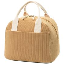 Lancheira isolada LOVELYWIND Corduroy Tote 27x19x20 cm