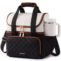 Lancheira isolada LOVEVOOK Double Deck 15L para mulheres Lancheira isolada LOVEVOOK Double Deck 15L para mulheres