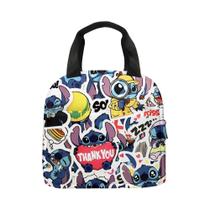 Lancheira Isolada Stitch Disney Bolsa Térmica À Prova D'água Bolsa Bento Bolsa Para Armazenamento De