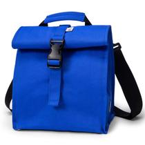 Lancheira isolada SUNNY BIRD Rolltop Lunch Box Tote Blue Lancheira isolada SUNNY BIRD Rolltop Lunch Box Tote Blue