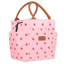 Lancheira Joymee isolada reutilizável à prova de vazamentos 10,3 L - rosa