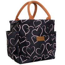 Lancheira Joymee isolada reutilizável à prova de vazamentos de 10,3 L Love Heart