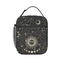Lancheira KUOAICY Sun and Moon Mystic Goth Witchy reutilizável Lancheira KUOAICY Sun and Moon Mystic Goth Witchy reutilizável