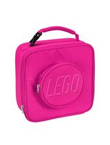 Lancheira LEGO Brick Pink Polyester para crianças e adultos