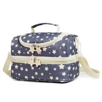 Lancheira Life on track Kids com compartimento duplo Yellow Star Lancheira Life on track Kids com compartimento duplo Yellow Star