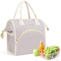 Lancheira LOKASS Isolada Wide-Open Large Cooler Grey