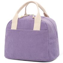 Lancheira LOVELYWIND Corduroy roxo isolada 27x19x20 cm