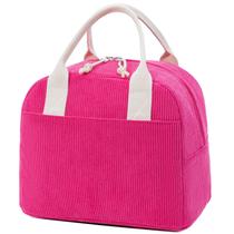Lancheira LOVELYWIND Isolated Corduroy 27x19x20 cm Berry