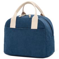 Lancheira LOVELYWIND Navy Corduroy 27x19x20 cm isolada