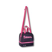 Lancheira Luluca Térmica Juvenil Kids Escolar Meninas Preta