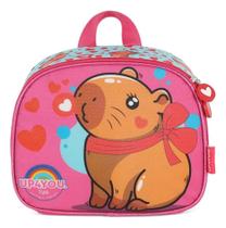 Lancheira luxcel infantil capivara up4you la42113up