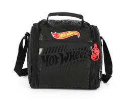 Lancheira Luxcel Termica Hot Wheels Preto La47783hw Lancheira Luxcel Termica Hot Wheels Preto La47783hw