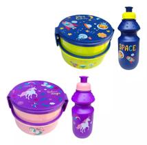 Lancheira Marmita Infantil Bebê Escola Passeio Lanche Fruta