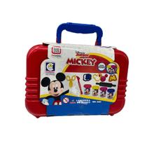 Lancheira Mickey Disney Junior com Kit de Massinhas Maleta Escolar Lancheira Mickey Disney Junior com Kit de Massinhas Maleta Escolar