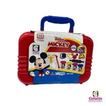 Lancheira Mickey Disney Junior Kit Massinhas Maleta Escolar Lancheira Mickey Disney Junior Kit Massinhas Maleta Escolar