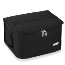 Lancheira MIER Isolated 9 Lan Thermal Cooler Saco preto