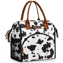 Lancheira, modelo LOKASS, sacola isolada com estampa de vaca Lancheira, modelo LOKASS, sacola isolada com estampa de vaca