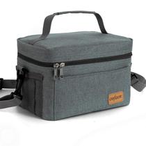 Lancheira ONFAON 29x19x18 cm 10L Isolada Cinza