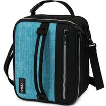 Lancheira OPUX isolada para adultos e crianças Heather Sea Blue