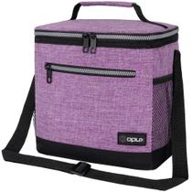 Lancheira opux Isolated Soft Cooler 25x18x20 cm roxa